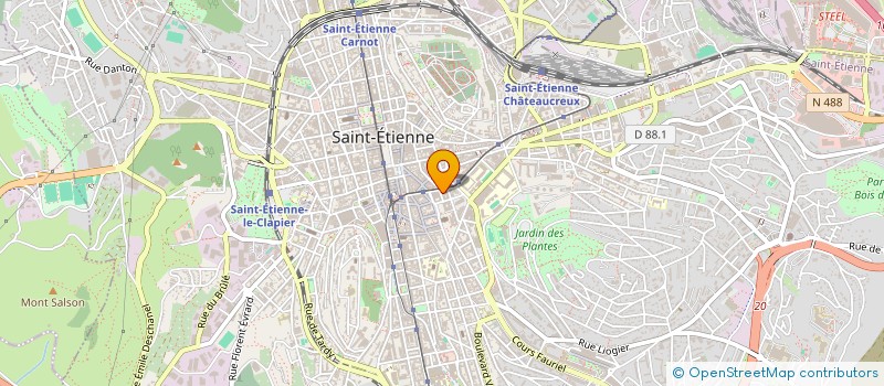 localisation de l'entreprise INDIVISION BOLDIZAR / CANQUE  SAINT-ETIENNE