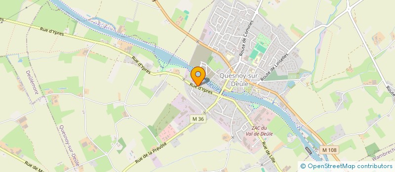 localisation de l'entreprise INDIVISION BOLIN à QUESNOY-SUR-DEULE