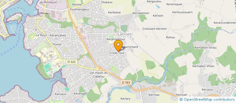 localisation de l'entreprise INDIVISION BOLLORE  CONCARNEAU