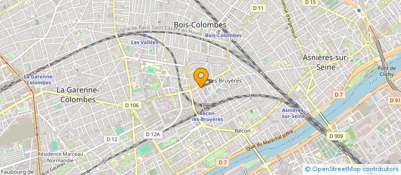 localisation de l'entreprise INDIVISION BOLLORE LOIS ET BOLLORE ALIX  ASNIERES-SUR-SEINE