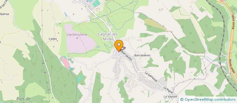 localisation de l'entreprise INDIVISION BOLOTINE - FARGNIER  CAGNAC-LES-MINES