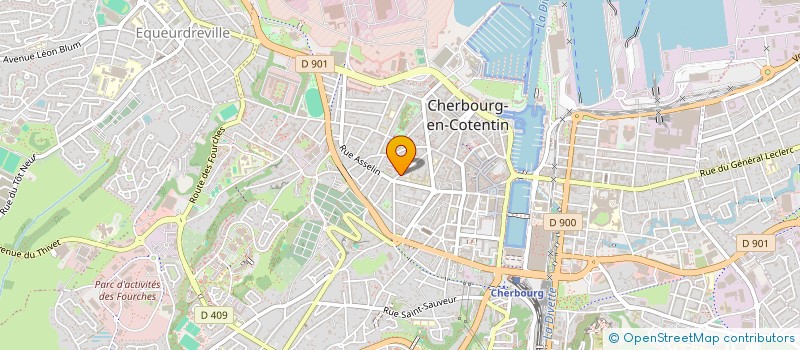 localisation de l'entreprise INDIVISION BONAMY COHADON  CHERBOURG-EN-COTENTIN