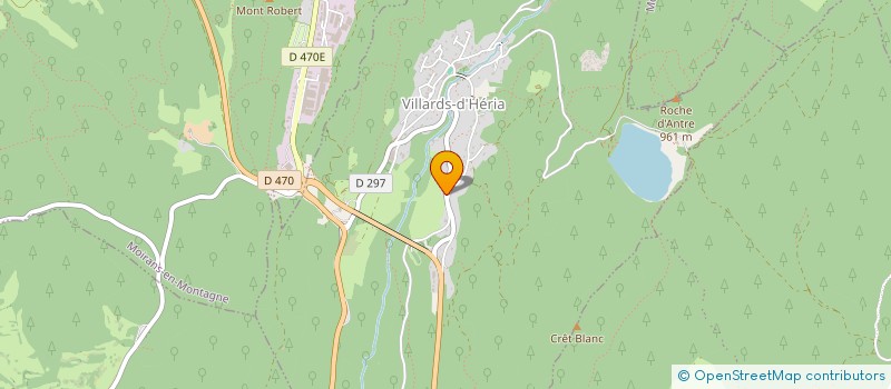 localisation de l'entreprise INDIVISION BONDIER / ODOBEZ  VILLARDS-D'HERIA