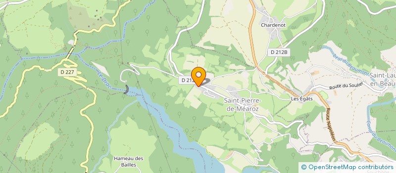 localisation de l'entreprise INDIVISION BONHOMME  SAINT-PIERRE-DE-MEAROZ