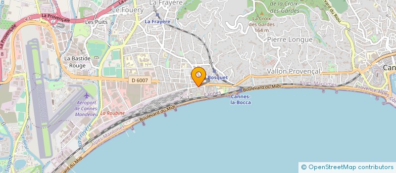 localisation de l'entreprise INDIVISION BONI à CANNES