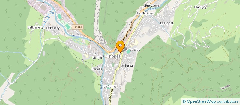 localisation de l'entreprise INDIVISION BONIFACJ/MOTTIER à THONES