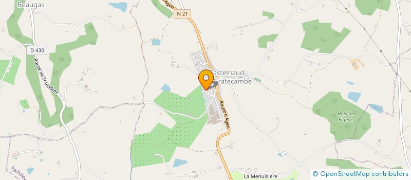 localisation de l'entreprise INDIVISION BONIS SIMON  CASTELNAUD-DE-GRATECAMBE