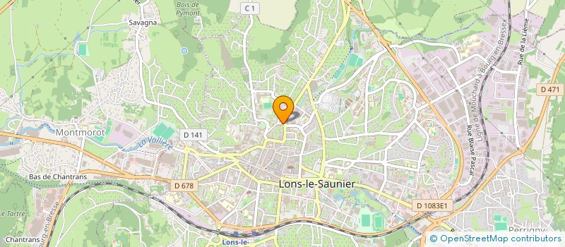 localisation de l'entreprise INDIVISION BONJEAN  LONS-LE-SAUNIER