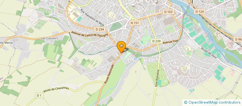 localisation de l'entreprise INDIVISION BONNAIRE BESSON à AUXERRE