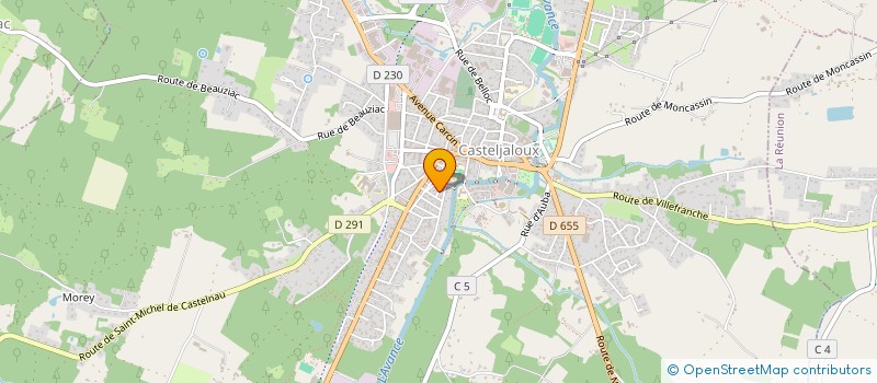 localisation de l'entreprise INDIVISION BONNAIRE JOANNIN  BEAUZIAC