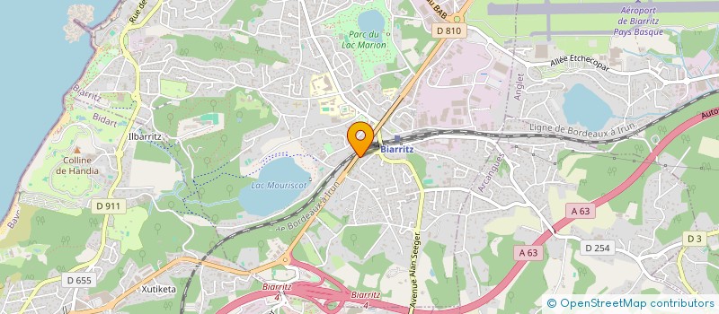 localisation de l'entreprise INDIVISION BONNARDET VILLAIN GARMENDIA à BIARRITZ