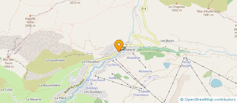 localisation de l'entreprise INDIVISION BONNAY-RICHOMME  LE GRAND-BORNAND