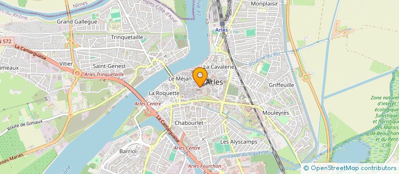 localisation de l'entreprise INDIVISION BONNEAU TCHIKAYA  ARLES