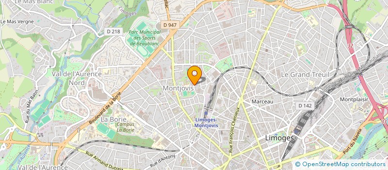 localisation de l'entreprise INDIVISION BONNET à LIMOGES