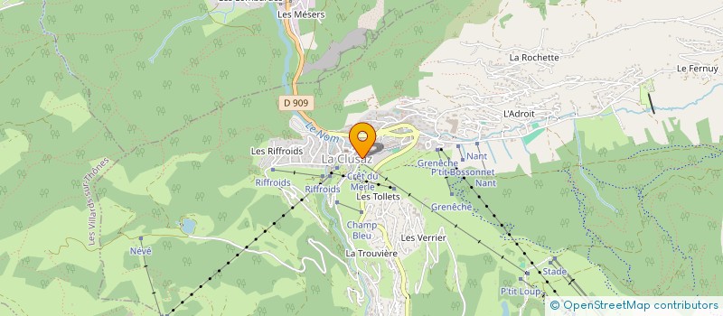 localisation de l'entreprise INDIVISION BONNET-BIDAUD à LA CLUSAZ