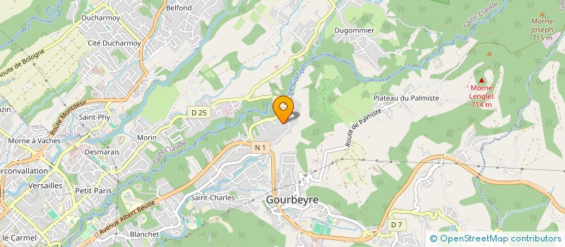 localisation de l'entreprise INDIVISION BONNET BLANC TRESOR  GOURBEYRE