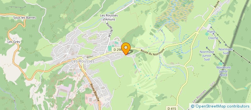 localisation de l'entreprise INDIVISION BONNET LACRESSONNIERE  LES ROUSSES