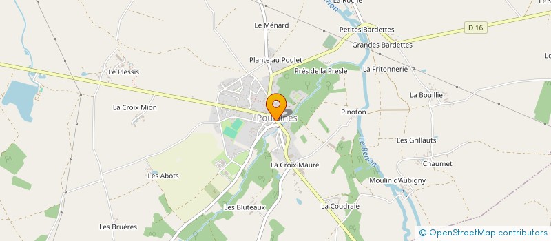 localisation de l'entreprise INDIVISION BONNIN à POULAINES