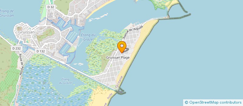 localisation de l'entreprise INDIVISION BONNIN / SALVAIRE-MOUYSSET  GRUISSAN