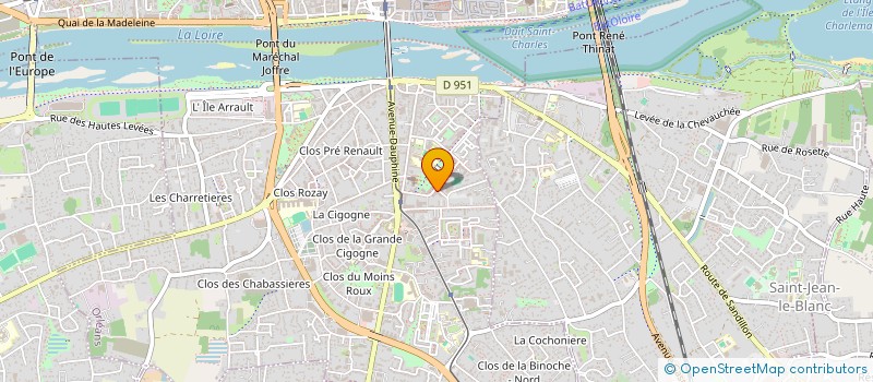 localisation de l'entreprise INDIVISION BONNY-BUTTET  ORLEANS