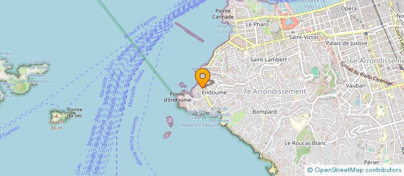 localisation de l'entreprise INDIVISION BONOMO ET DI LIEGRO  MARSEILLE