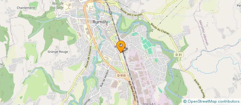 localisation de l'entreprise INDIVISION BONTE-CARNIN  RUMILLY