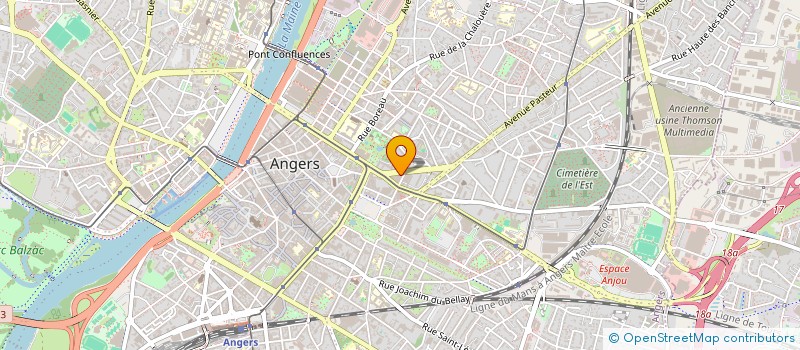localisation de l'entreprise INDIVISION BONTEMPS CORMERY à ANGERS