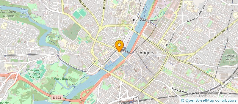 localisation de l'entreprise INDIVISION BONTEMPS LEFRET à ANGERS