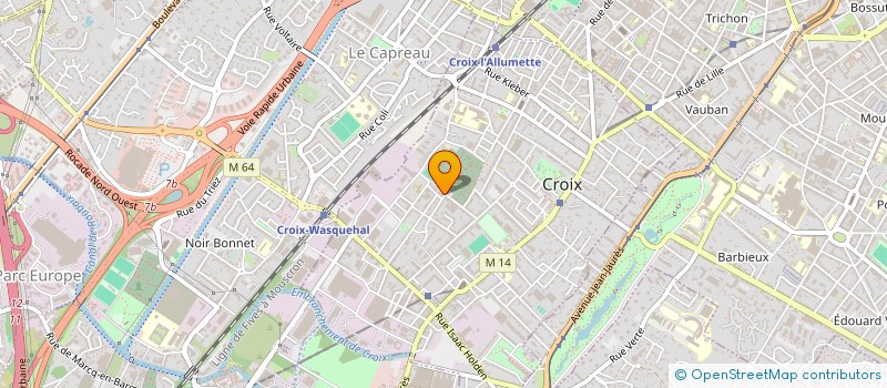 localisation de l'entreprise INDIVISION BONVARLET - MORJEAN à CROIX