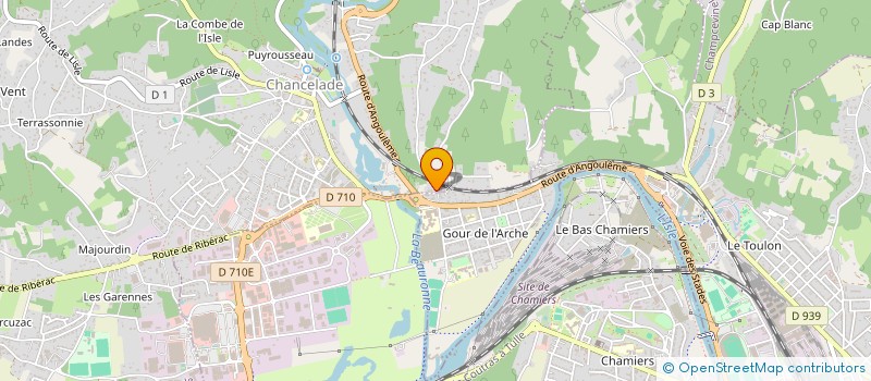 localisation de l'entreprise INDIVISION BORDAS FRERES  CHANCELADE