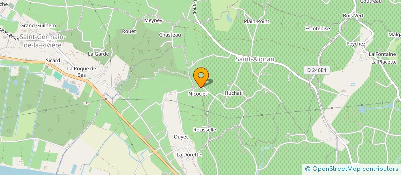 localisation de l'entreprise INDIVISION BORDEILLE PATRICK ET ENFANTS  SAINT-AIGNAN