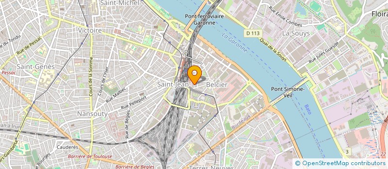 localisation de l'entreprise INDIVISION BORDENAVE GIRARD  BORDEAUX