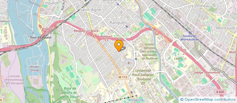 localisation de l'entreprise INDIVISION BORDES - COMBES à TOULOUSE