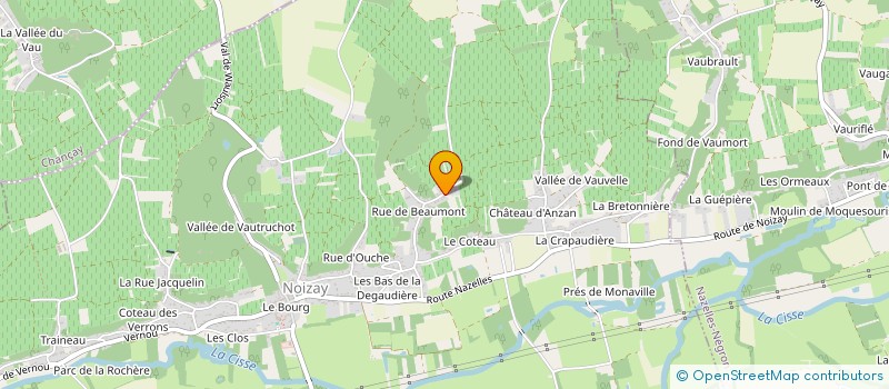 localisation de l'entreprise INDIVISION BORDIER-JAFFREDO  NOIZAY