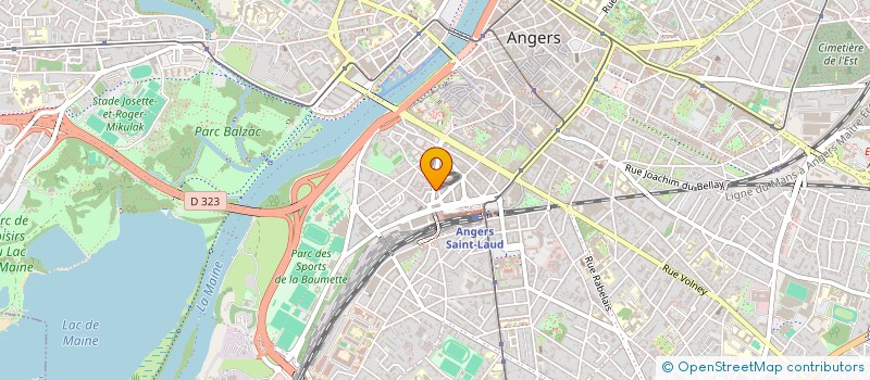 localisation de l'entreprise INDIVISION BORGEAUD DIDIER à ANGERS
