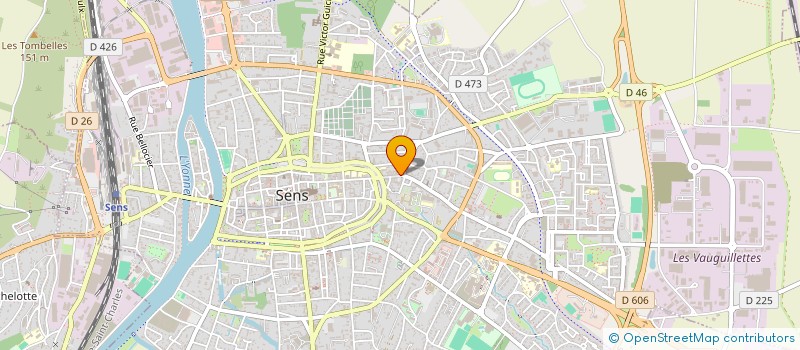 localisation de l'entreprise INDIVISION BORGES  SENS