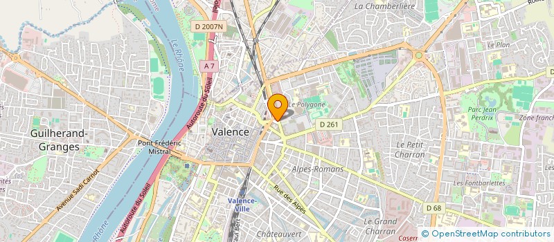 localisation de l'entreprise INDIVISION BORGNA RONDEAU à VALENCE