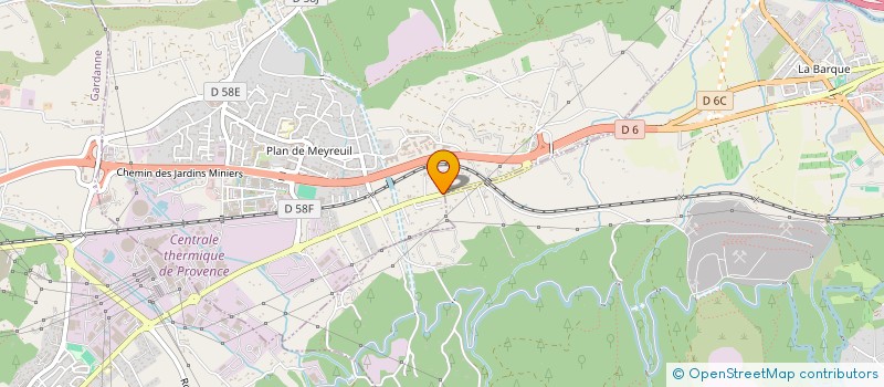 localisation de l'entreprise INDIVISION BORGNA ROUSSELOT  MEYREUIL