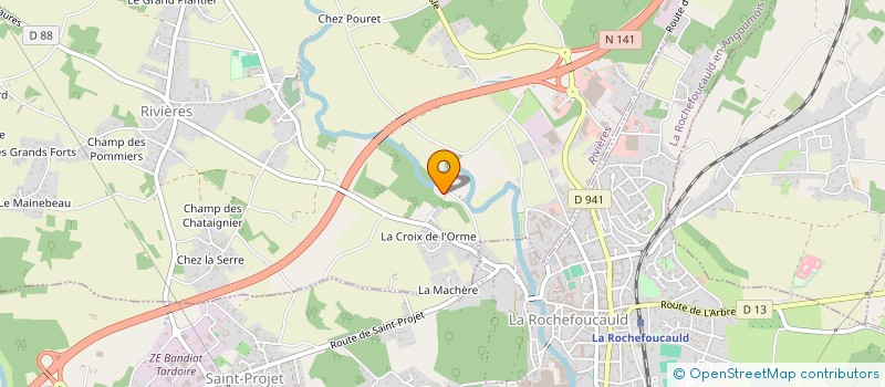 localisation de l'entreprise INDIVISION BORIDY-BOSSER  RIVIERES