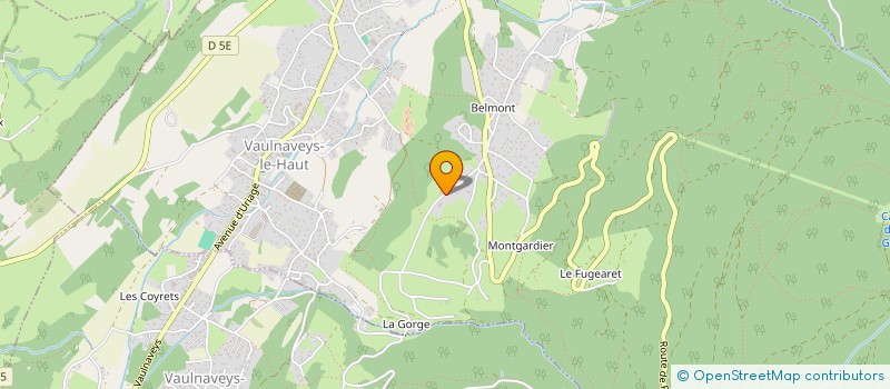 localisation de l'entreprise INDIVISION BORIE VIVIER  VAULNAVEYS-LE-HAUT