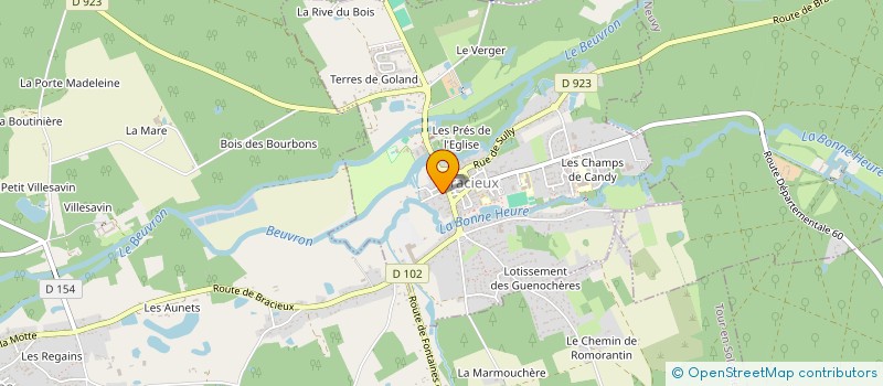 localisation de l'entreprise INDIVISION BORNO SAMBOURG  BRACIEUX