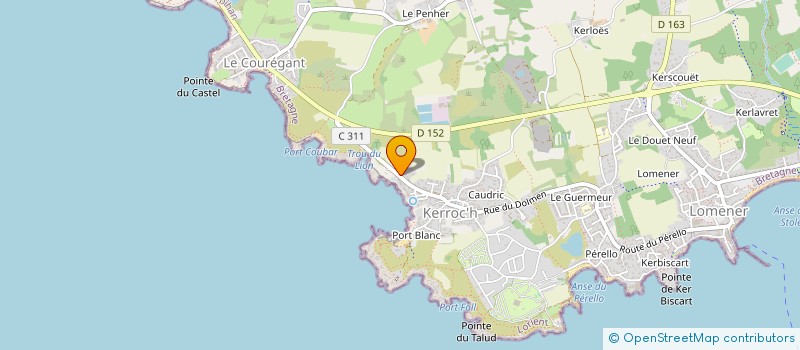 localisation de l'entreprise INDIVISION BORREDON-BARONNET  PLOEMEUR