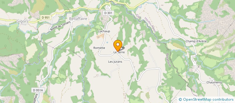 localisation de l'entreprise INDIVISION BORRILI-PIOLINE  MELVE