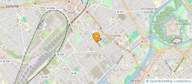 localisation de l'entreprise INDIVISION BORTOLIN-MARTEL à LILLE