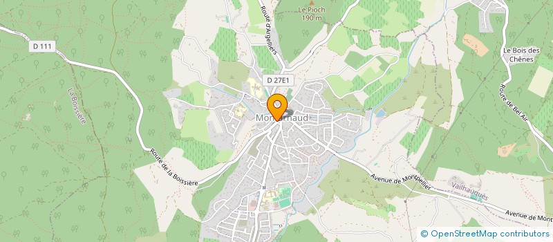 localisation de l'entreprise INDIVISION BOSCUS - MAYORAL  MONTARNAUD