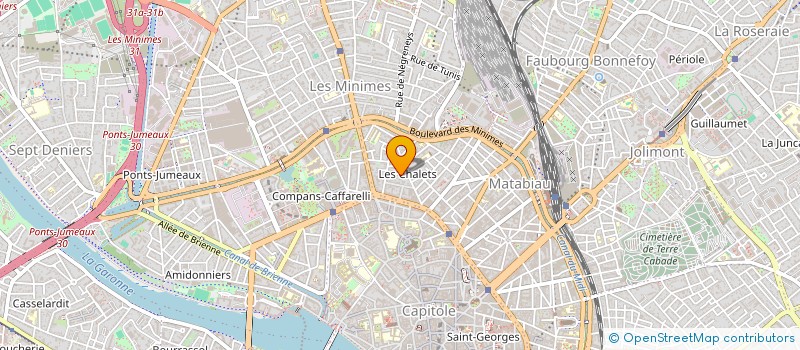 localisation de l'entreprise INDIVISION BOSIO ROHI RUE DOUVILLE  TOULOUSE