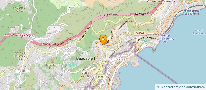 localisation de l'entreprise INDIVISION BOTTO RIVIERE  BEAUSOLEIL