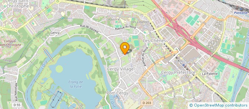 localisation de l'entreprise INDIVISION BOUADI MAHMOUDI  CERGY