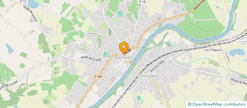 localisation de l'entreprise INDIVISION BOUCHENTOUF-TARDE  RABASTENS