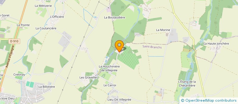 localisation de l'entreprise INDIVISION BOUCHER  SAINT-BRANCHS